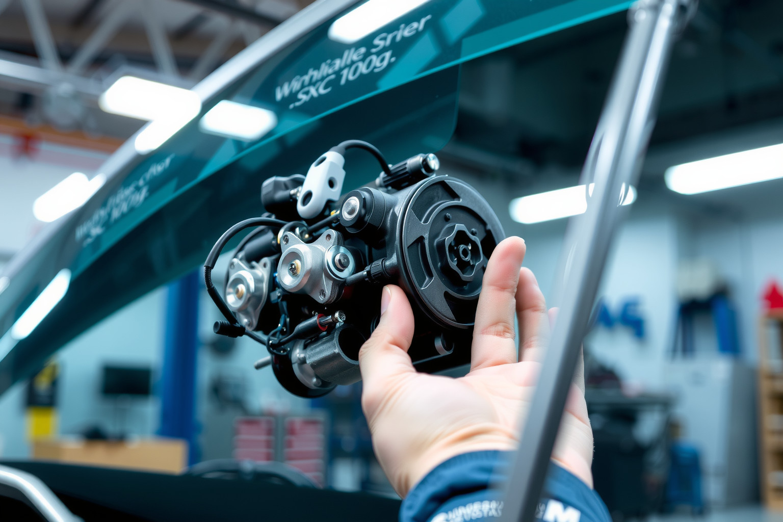Az motor optimális teljesítménye javítja az ablaktörlő reakcióidejét.