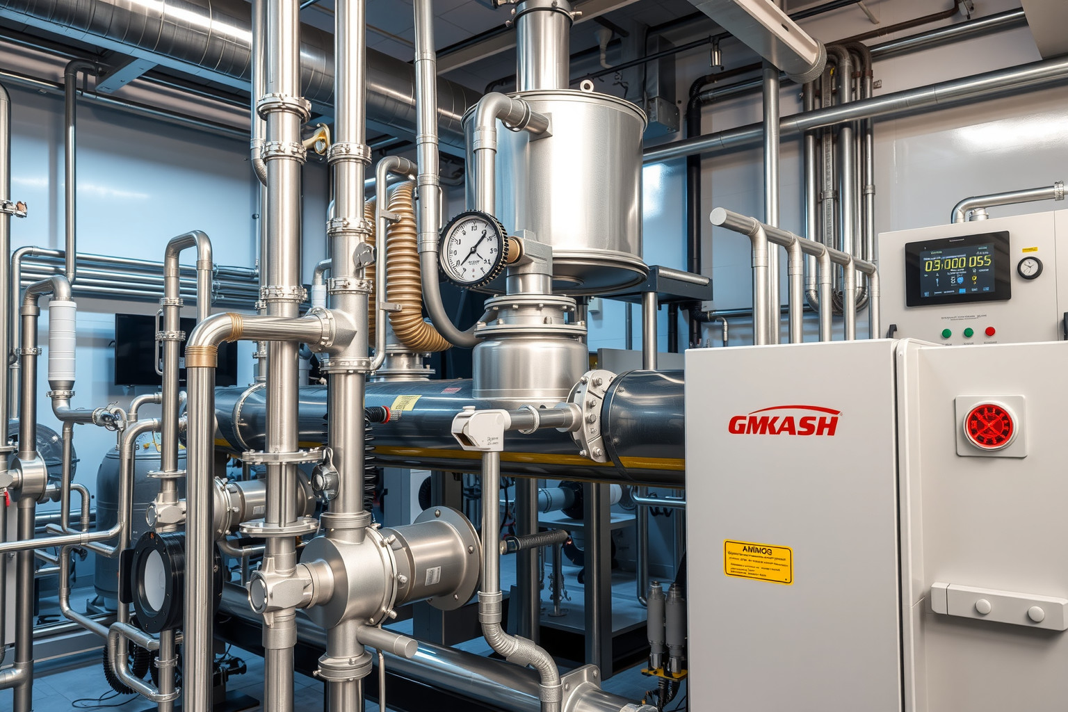 Az ammóniás rendszerek precíz szabályozása növeli az energiahatékonyságot.