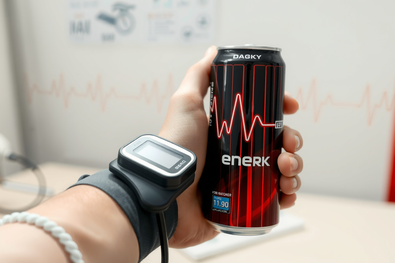 Az energiaitalok növelhetik a vérnyomást magasvérnyomásos betegekben.