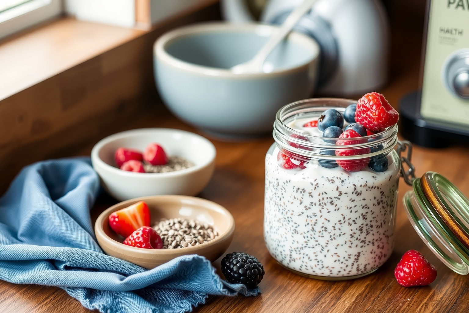 Chia puding hűtőben 3-5 napig friss marad biztonságosan.