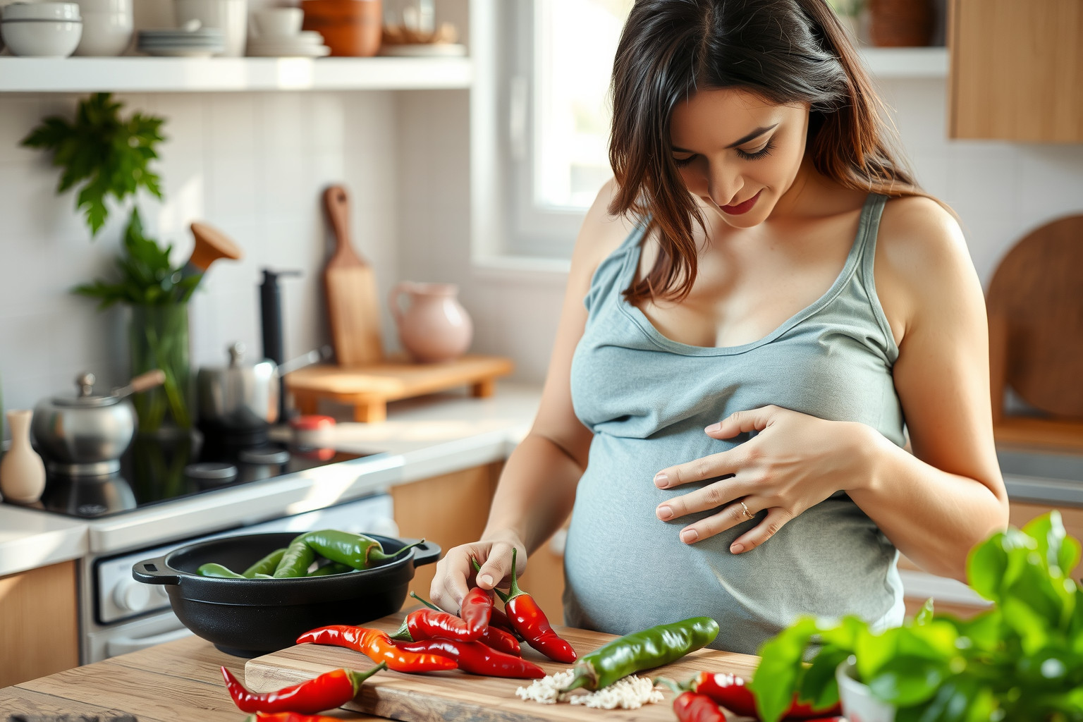 Várandósság alatt a túl sok chili elkerülése javasolt.