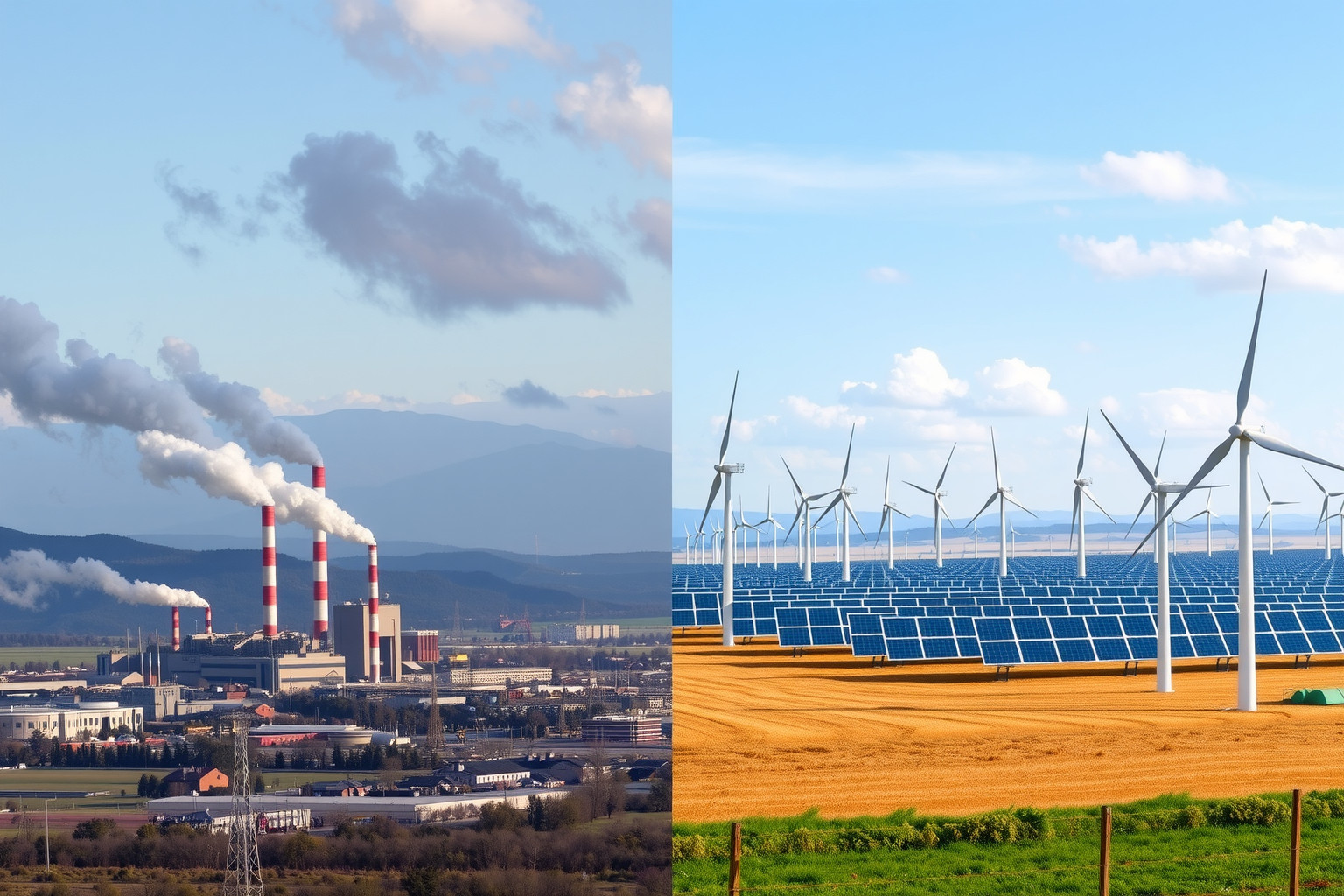 Az energiaátmenet elengedhetetlen a klímaváltozás mérsékléséhez.