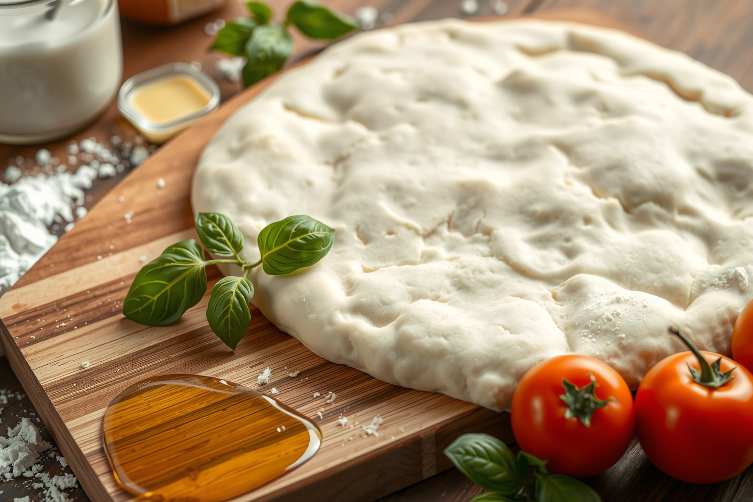 A kefires pizza tészta könnyű, foszlós és gyorsan elkészíthető.