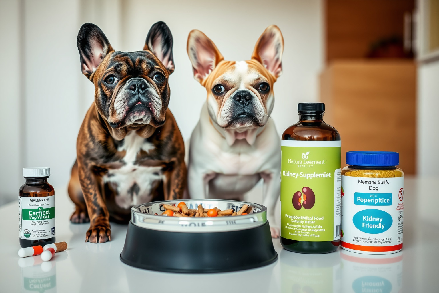 Speciális diéta és antioxidánsok segítik a francia bulldog veséit.