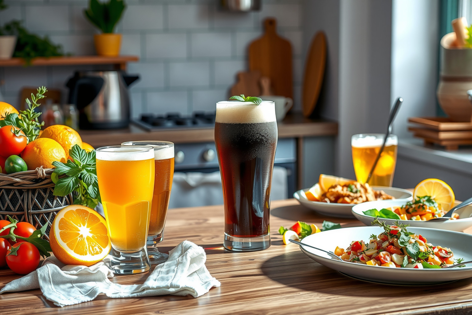 Az alkoholmentes sör ízletes alapanyag különleges, egészséges receptekhez.