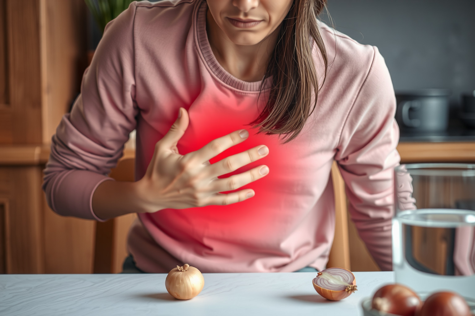 A hagyma fogyasztása fokozhatja a reflux és gyomorégés tüneteit.