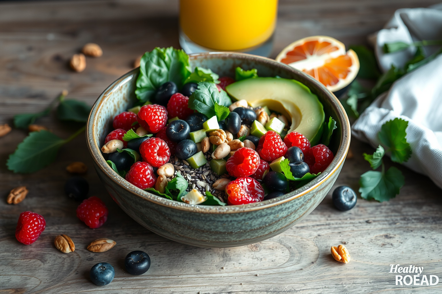 A reggeli superfood saláta növeli az energiaszintet és vitalitást.