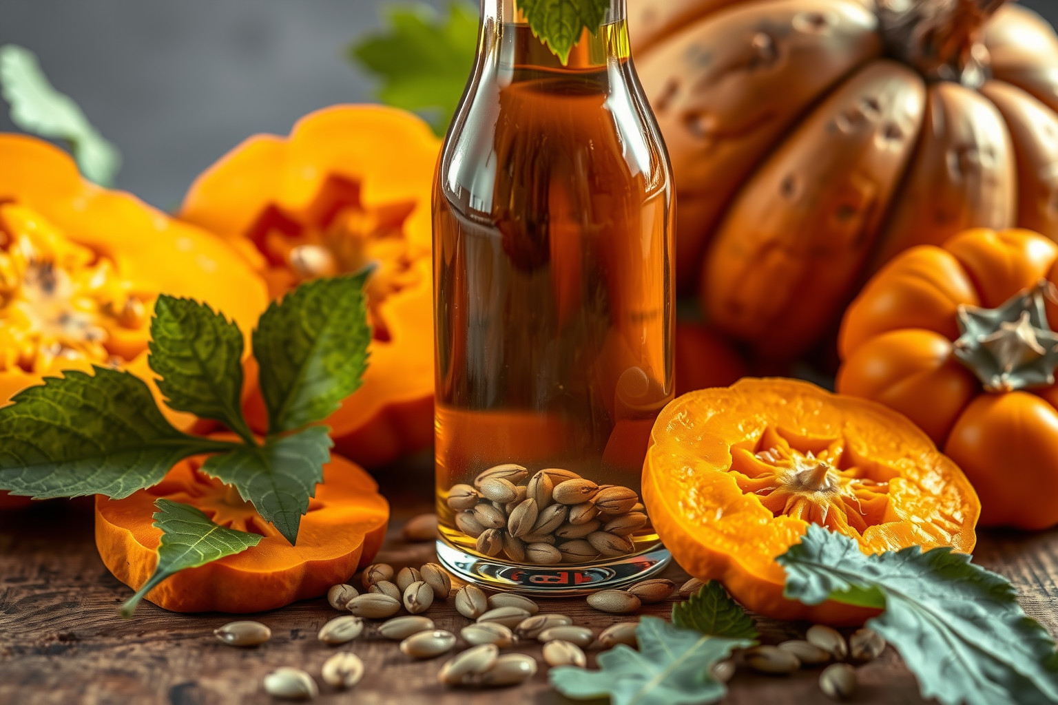 A sütőtök olaj gazdag E-vitaminban, bőrregeneráló hatású.