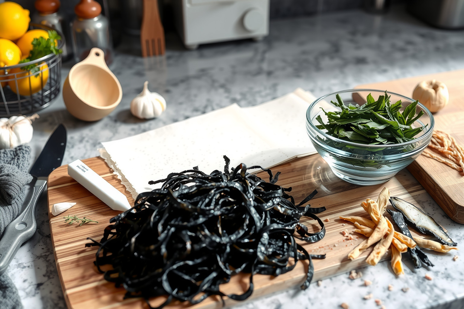 A nori, wakame és kombu gazdag ásványi anyagokban és ízekben.