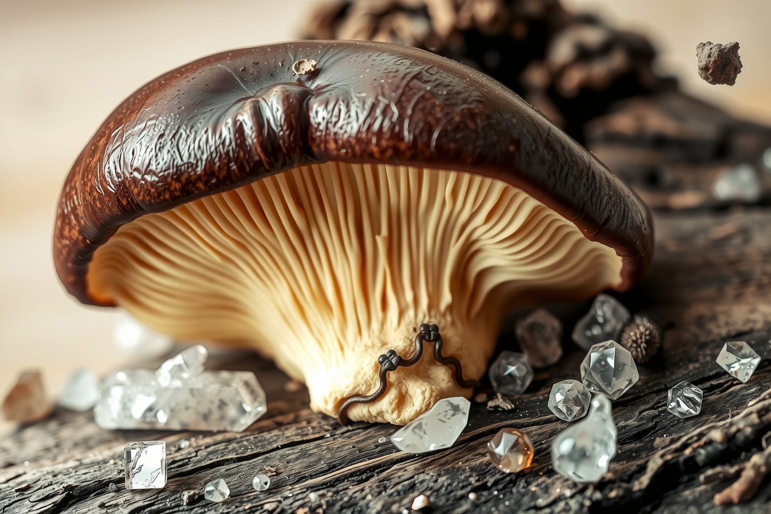 A Ganoderma poliszacharidjai erősítik az immunrendszert és antioxidánsok.
