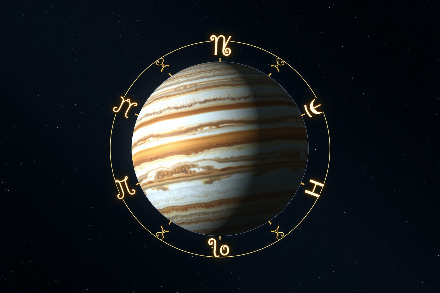 A Jupiter bővülést, szerencsét és fejlődést hoz házakban.