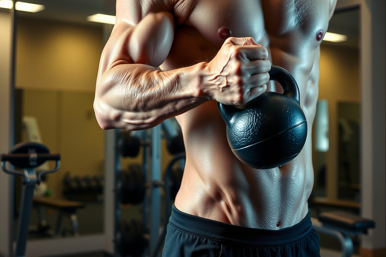 A kettlebell swing főként csípőhajlítókat és farizmokat aktivál.