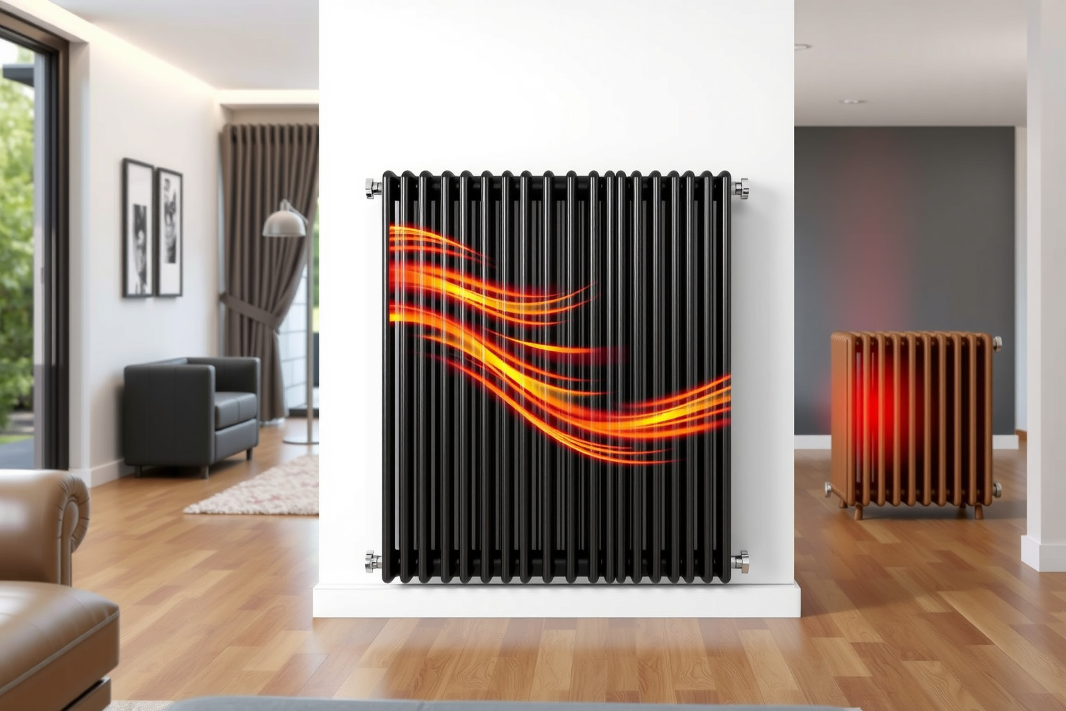 A lapradiátorok gyorsabb hőleadással jelentősen csökkentik az energiafogyasztást.