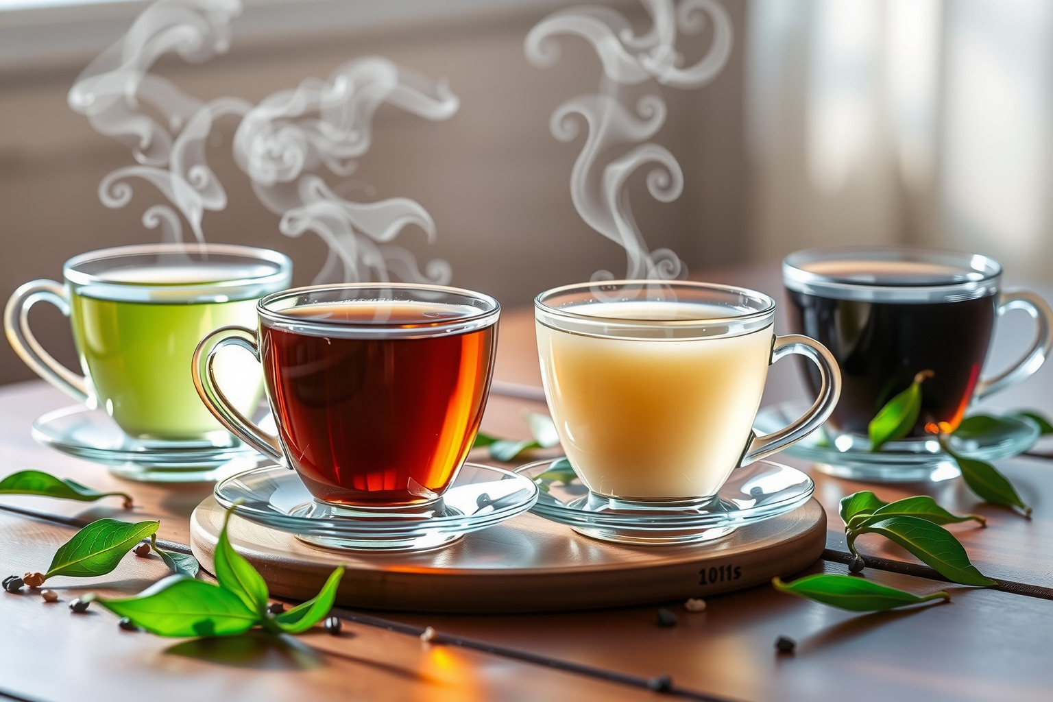A zöld, fekete, fehér és oolong tea természetes vízhajtók.