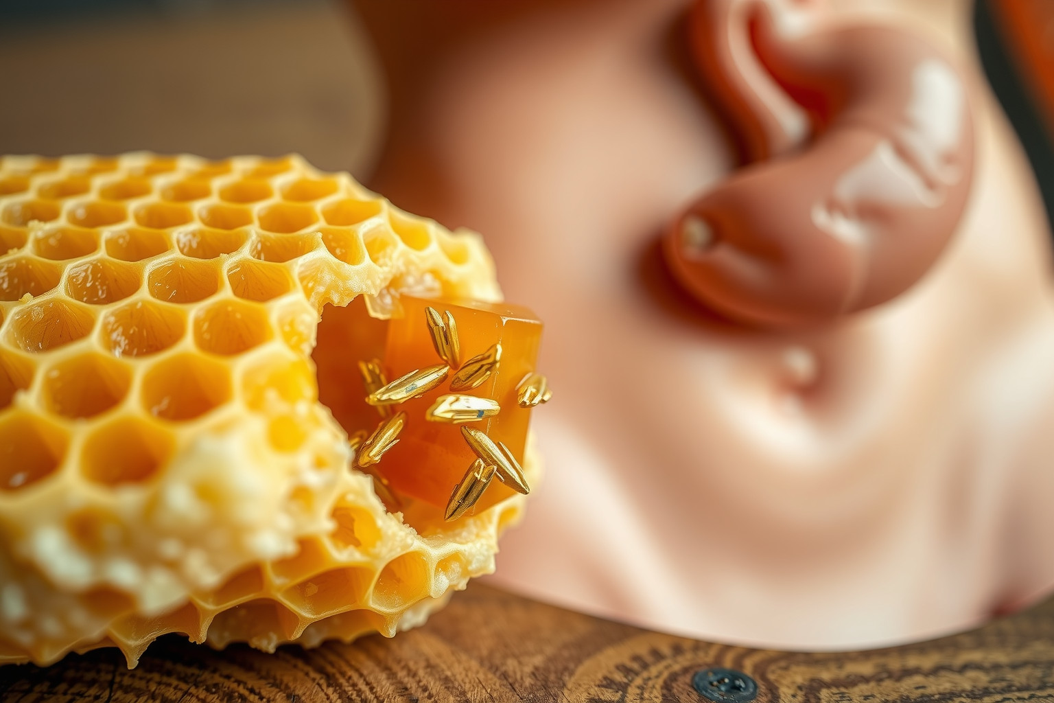 A medvecukor gyulladáscsökkentő hatásával segíti a gyógyulást.