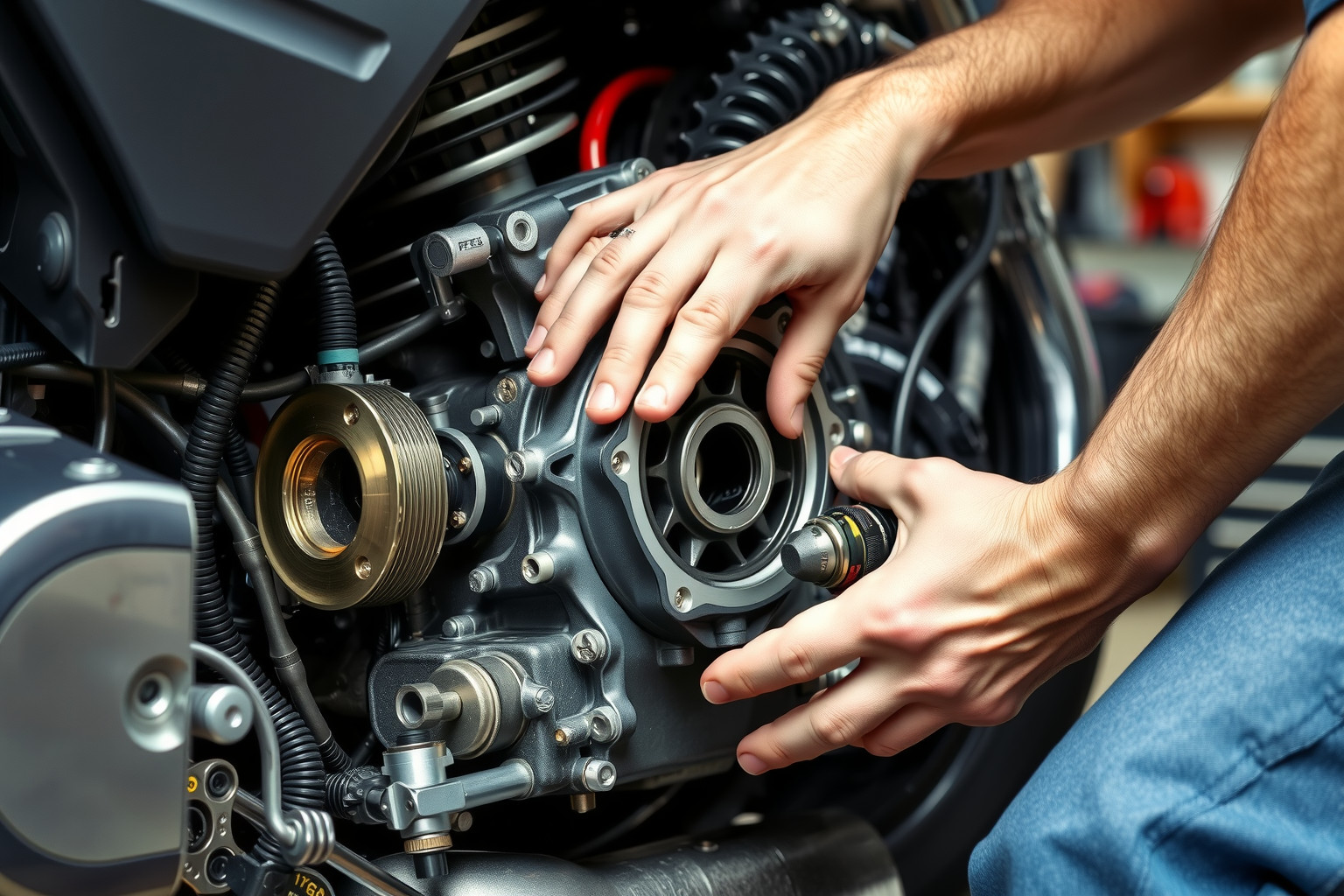 A négyütemű motor teljesítményét gyújtás és szelepállítás javítja.