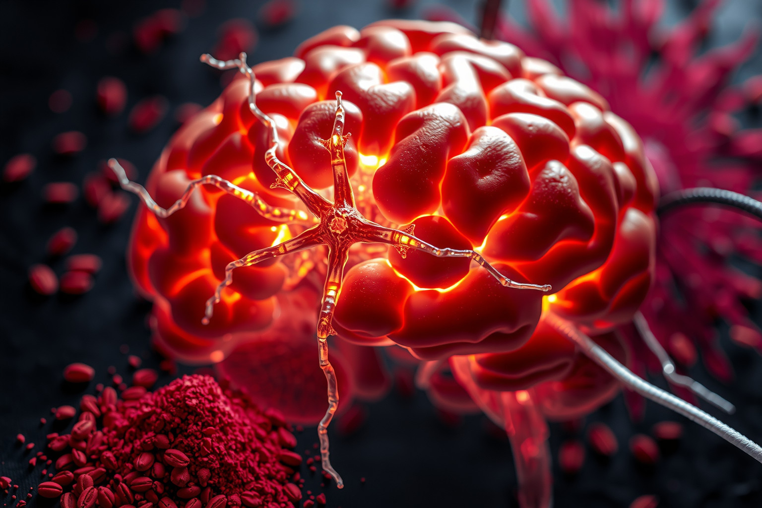 A vörös szőlőmag erős neuroprotektív hatással védi az idegsejteket.