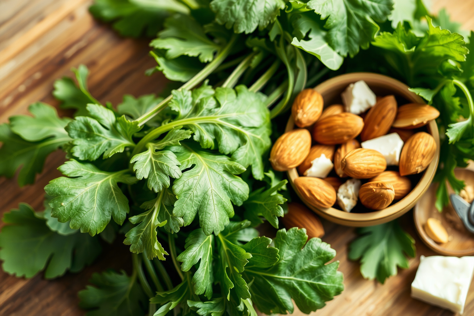 A rukkola gazdag K-vitaminban, ami erős csontokat támogat.
