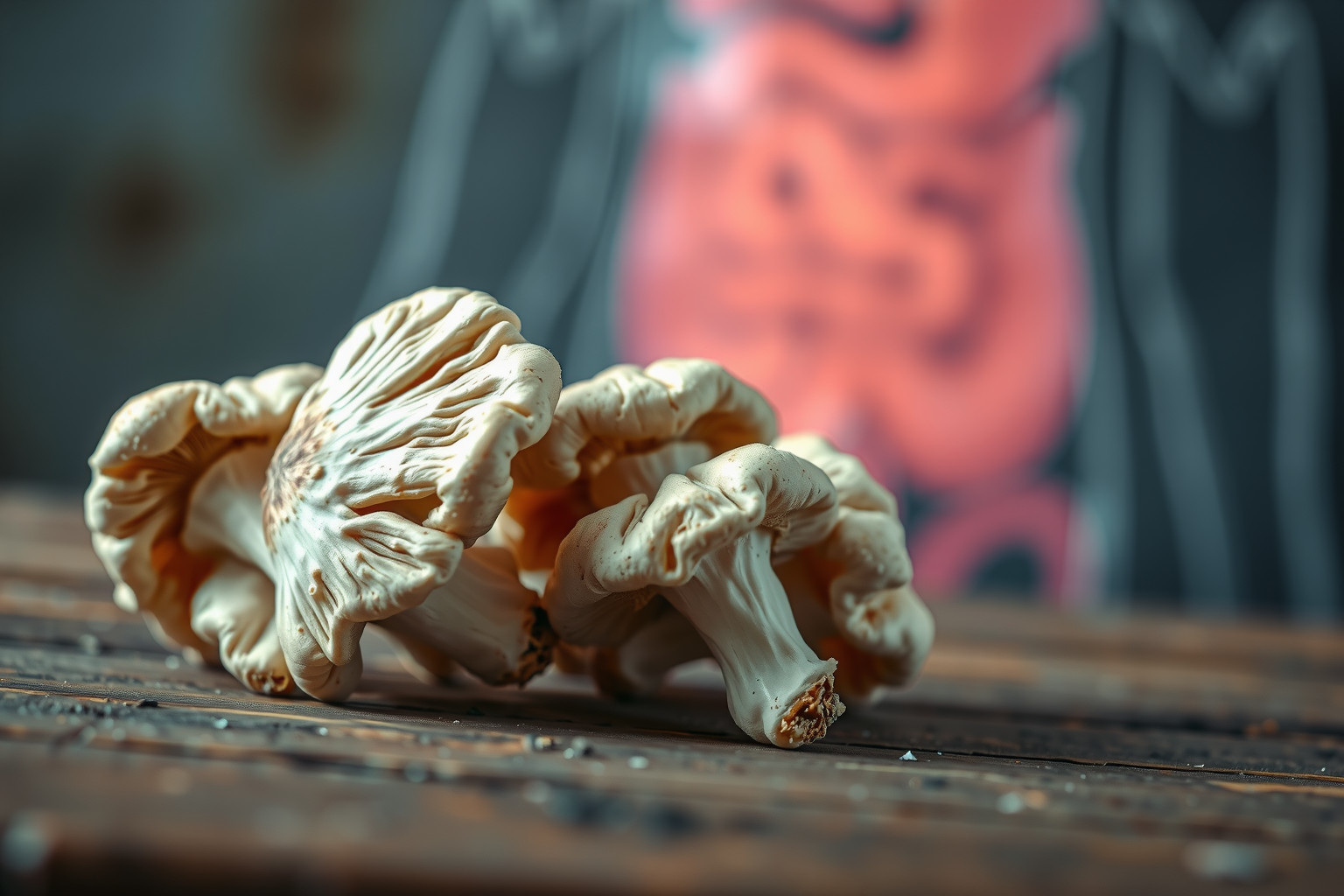 A shiitake gomba prebiotikumként támogatja a bélflóra egészségét.