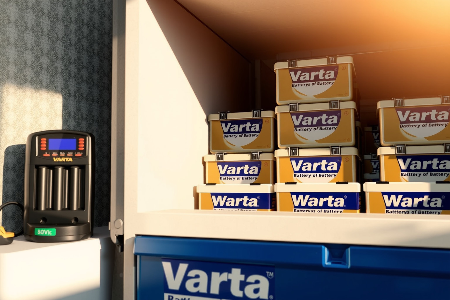 A megfelelő tárolás hosszabb élettartamot biztosít Varta akkumulátorainak.
