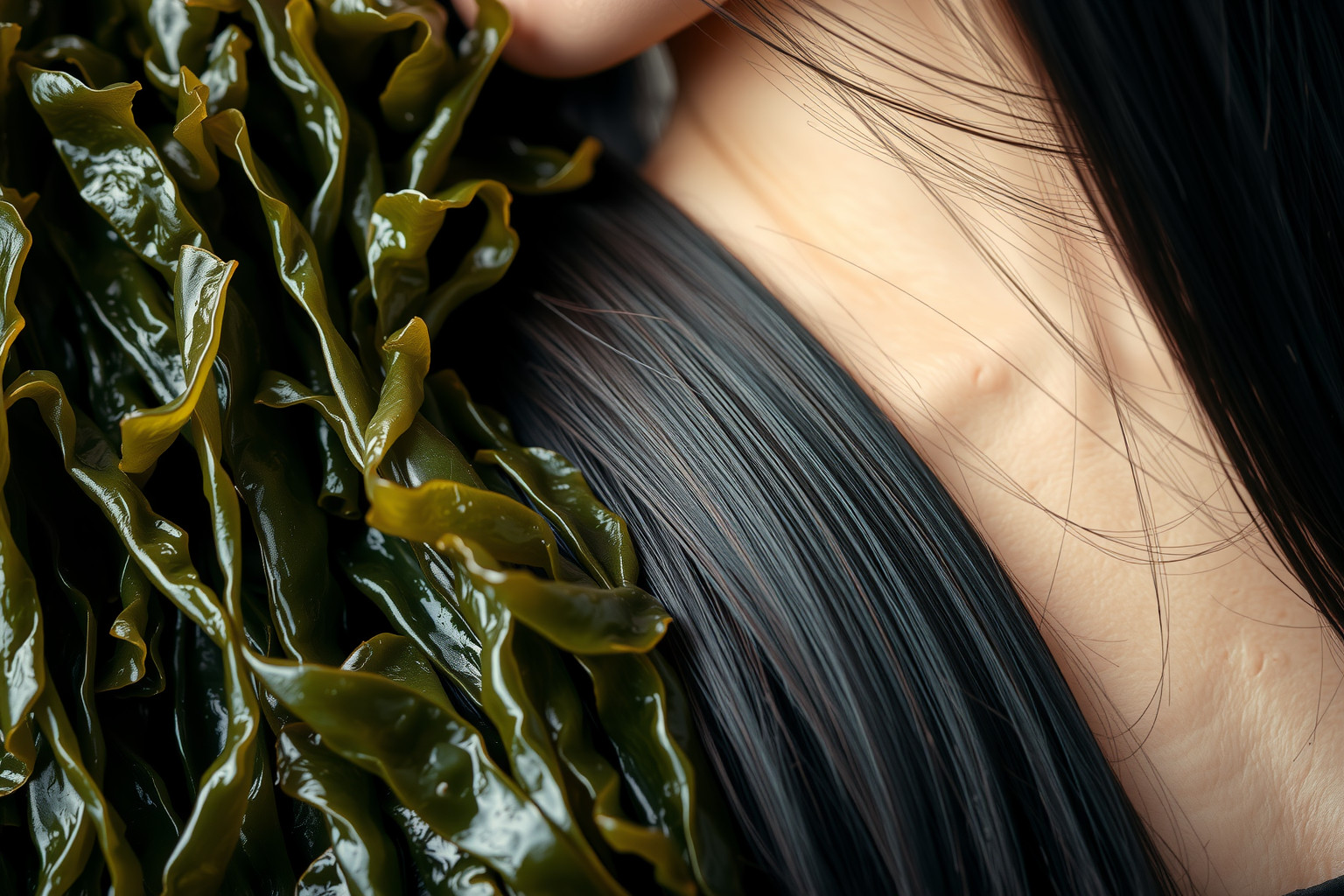 A wakame alga hidratálja és erősíti a bőrt és hajat.