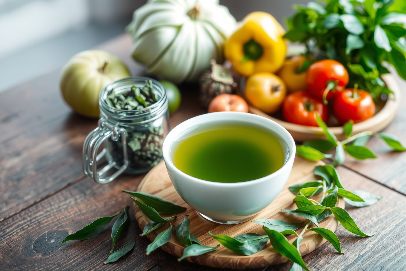 A zöld tea antioxidánsai segítik a sejtek egészségének megőrzését.