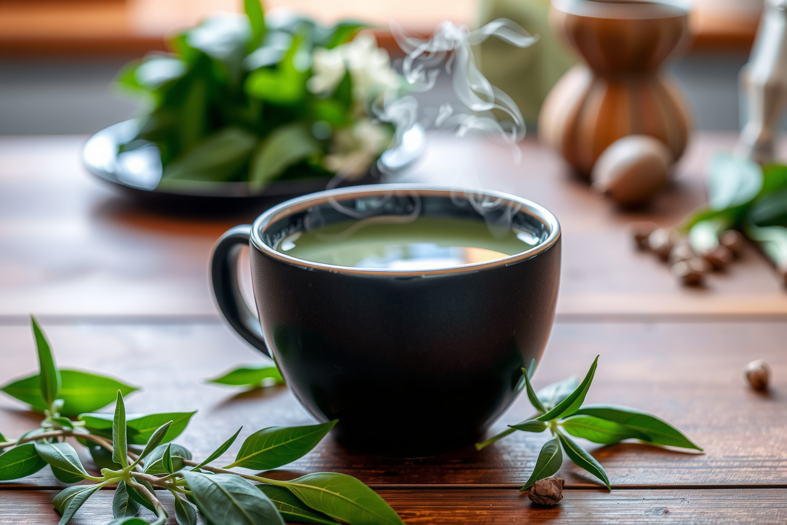 A zöld tea serkenti az emésztést és csökkenti a puffadást.