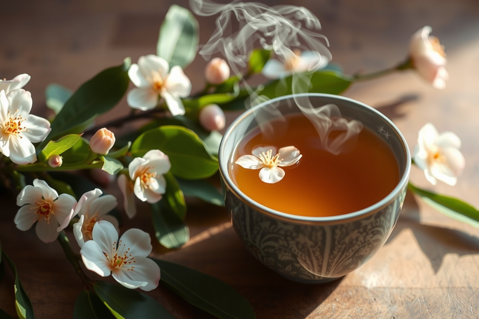 Az akácvirág tea nyugtató hatású, enyhíti a stresszt.