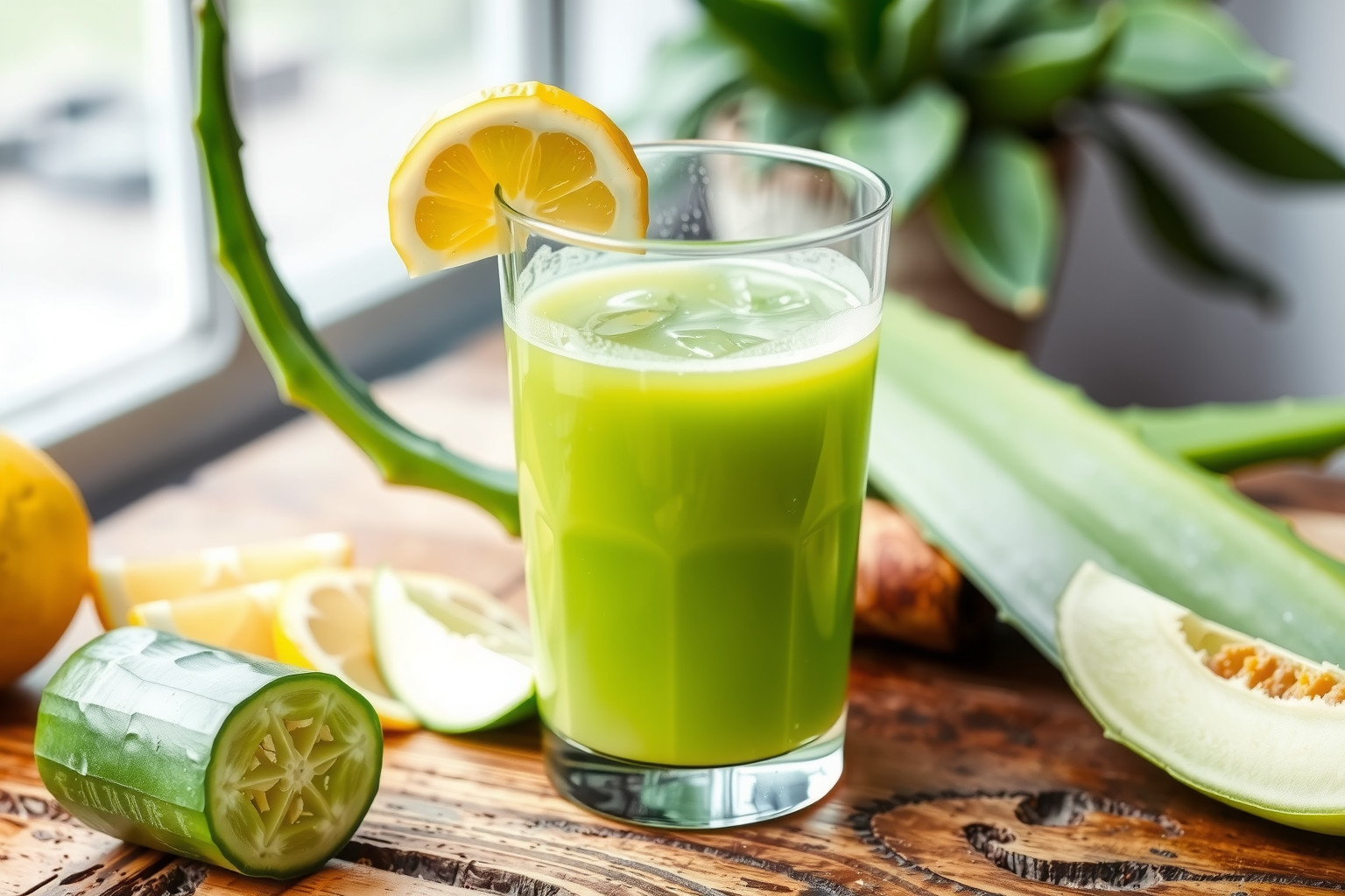 Az aloe vera ital segíti a méregtelenítést és az emésztést.