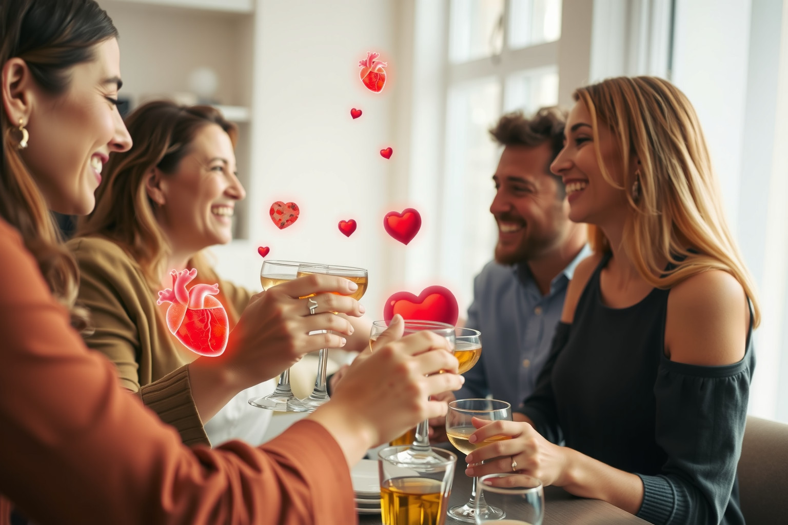 Mértékletes alkohol növeli a HDL szintet és védi az LDL-t.