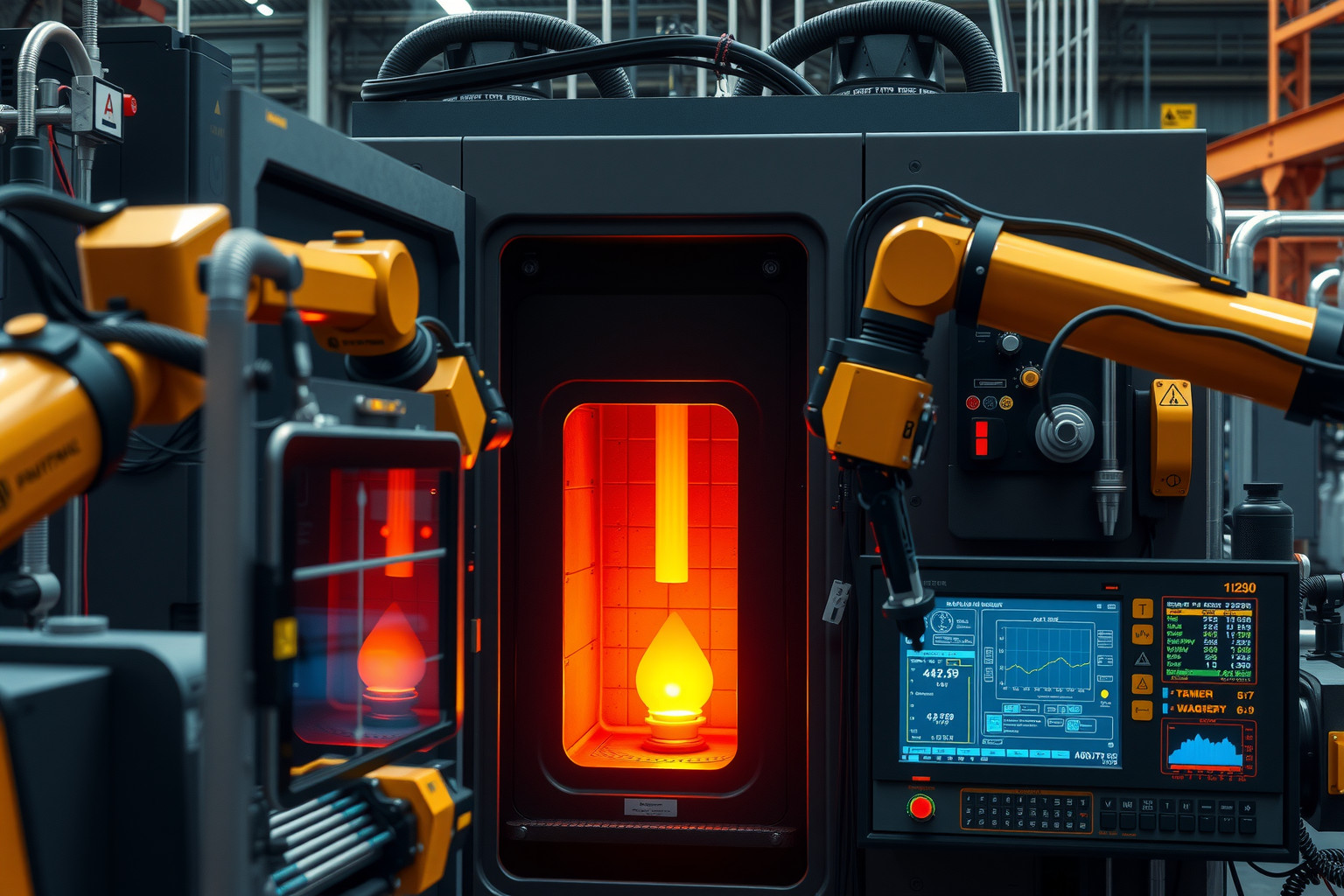 Az automatizált izzítás csökkenti az energiafogyasztást és hibaarányt.