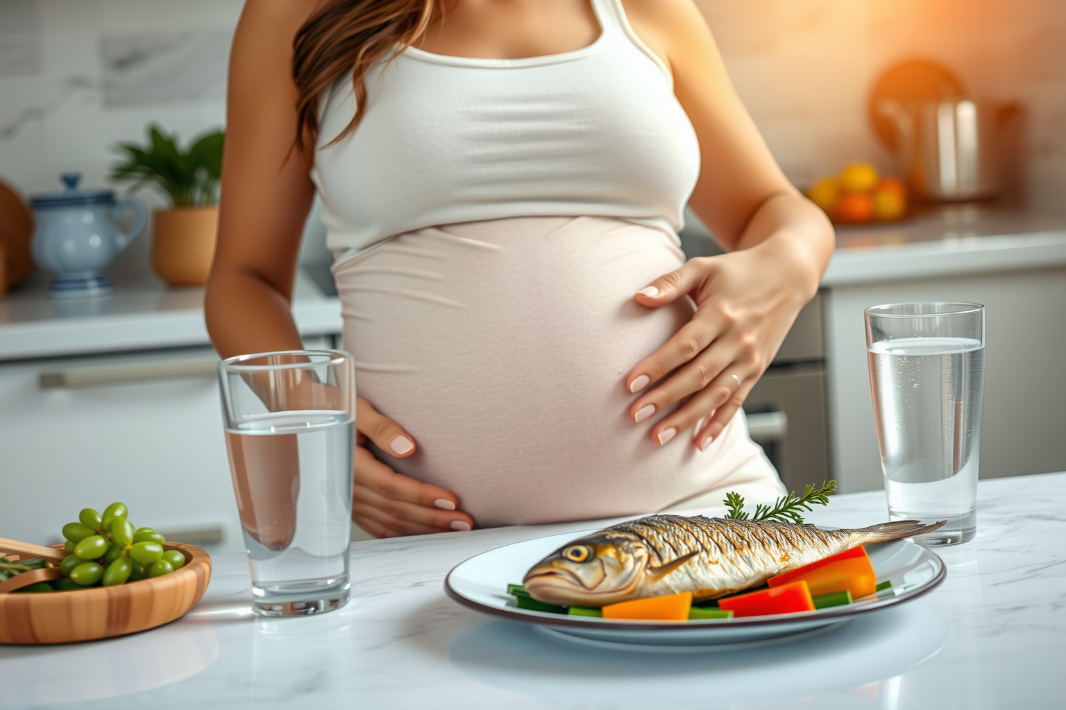 Az olajos halak omega-3 zsírsavai hozzájárulnak a magzat agyfejlődéséhez.
