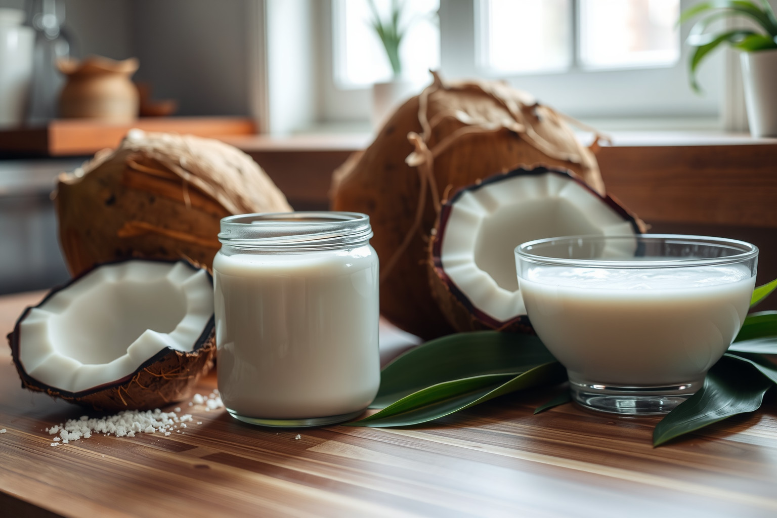 A bio kókusztejpor természetes, tartós és gazdag egészséges zsírokban.