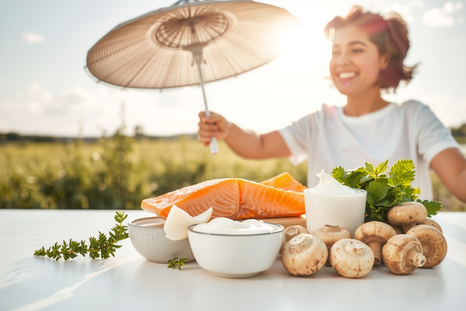 A napfény és a halak a leghatékonyabb D-vitamin források.