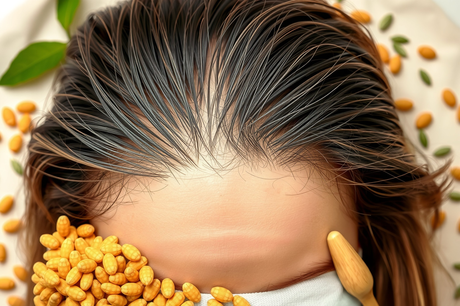 Az élesztő gazdag B-vitaminokban, erősíti a hajhagymákat.