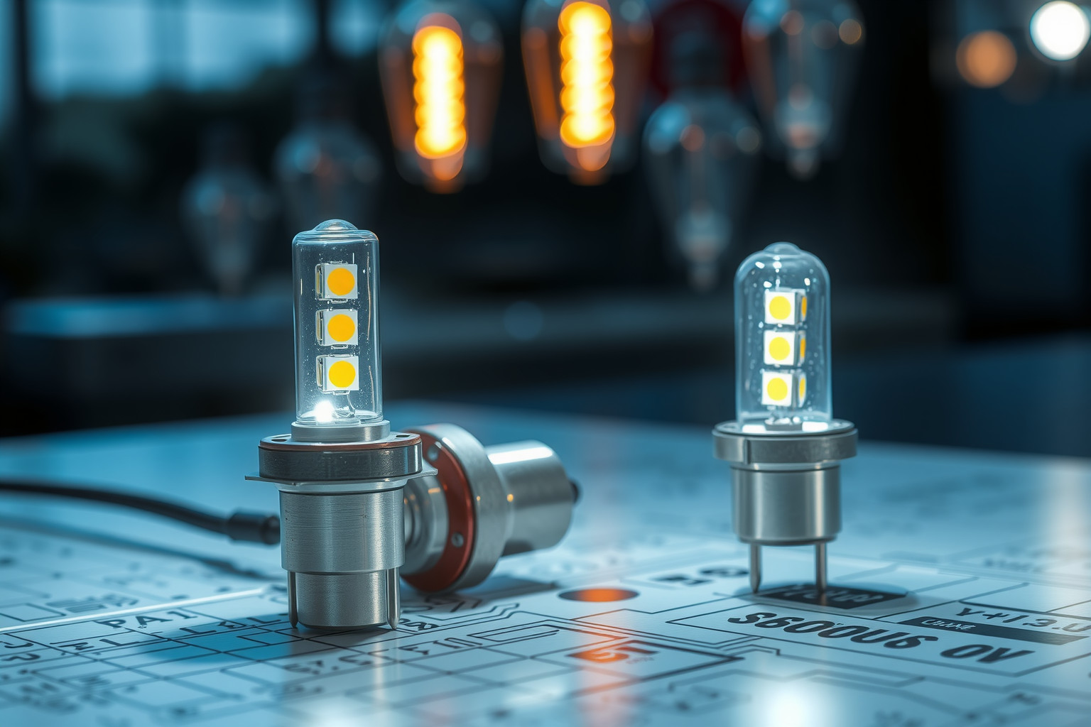 Az H4 LED izzók hosszabb élettartamúak és energiatakarékosak.