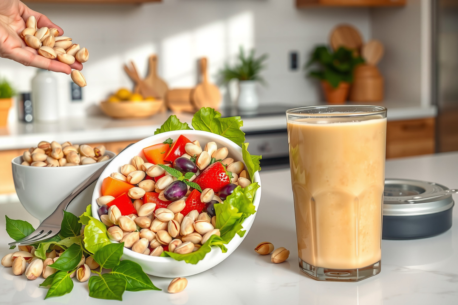 A pisztácia gazdag antioxidánsokban, könnyen beilleszthető nassolnivalóként.