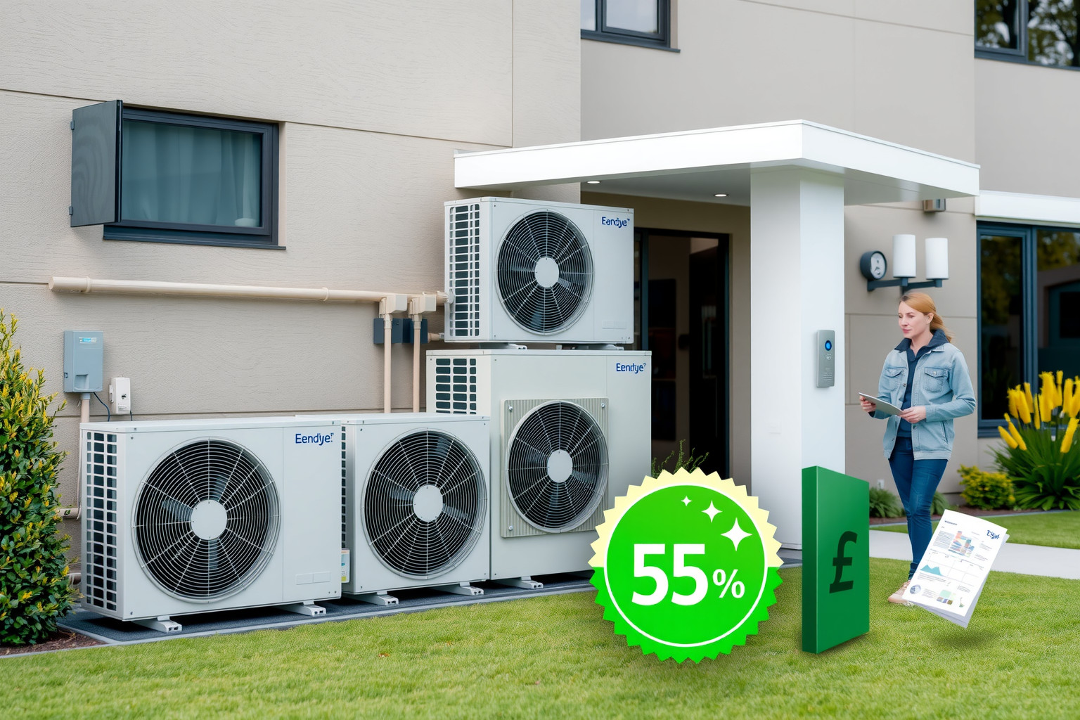 A hőszivattyúk akár 4-szeres energiahatékonysággal működnek.