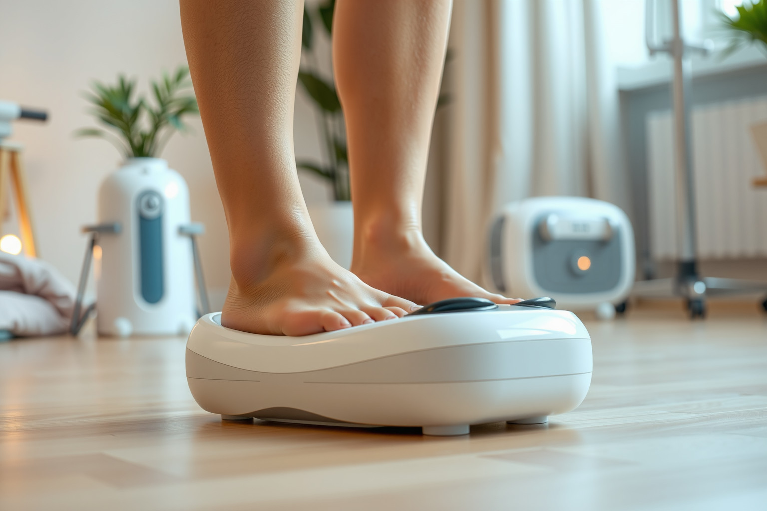 A lábmasszírozók gyorsítják a felépülést rehabilitáció alatt.
