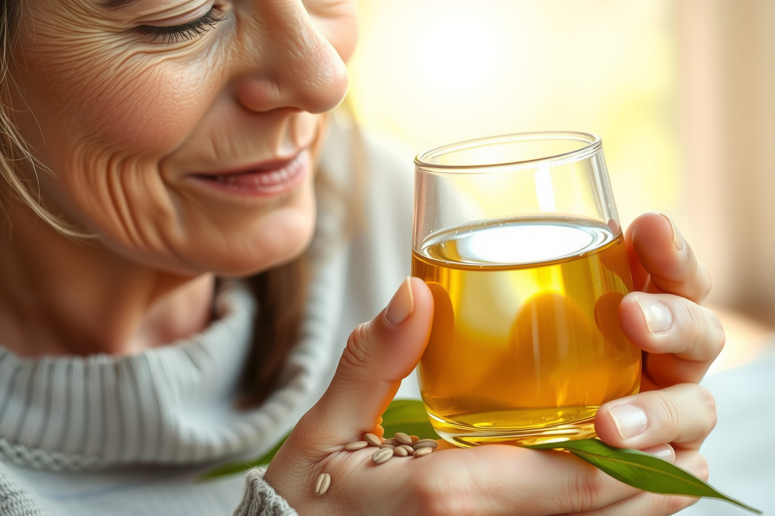 A lenmagolaj segíthet csökkenteni a menopauza tüneteit természetesen.