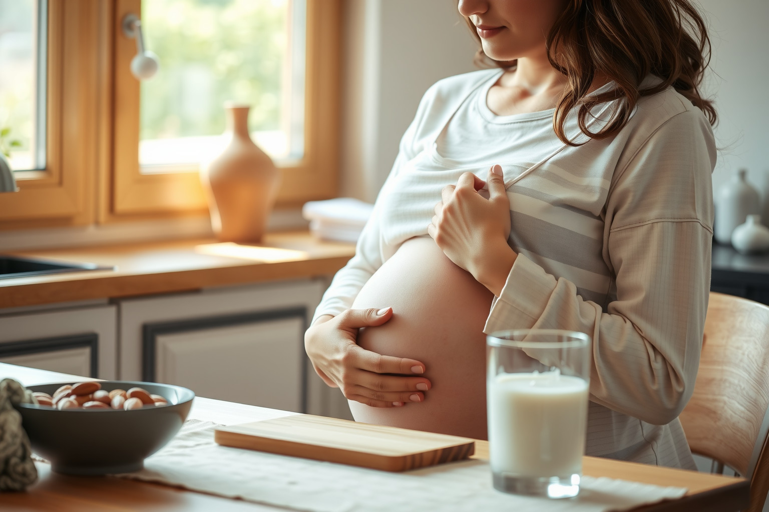 A mandula gazdag folsavban, támogatja a terhesség egészségét.