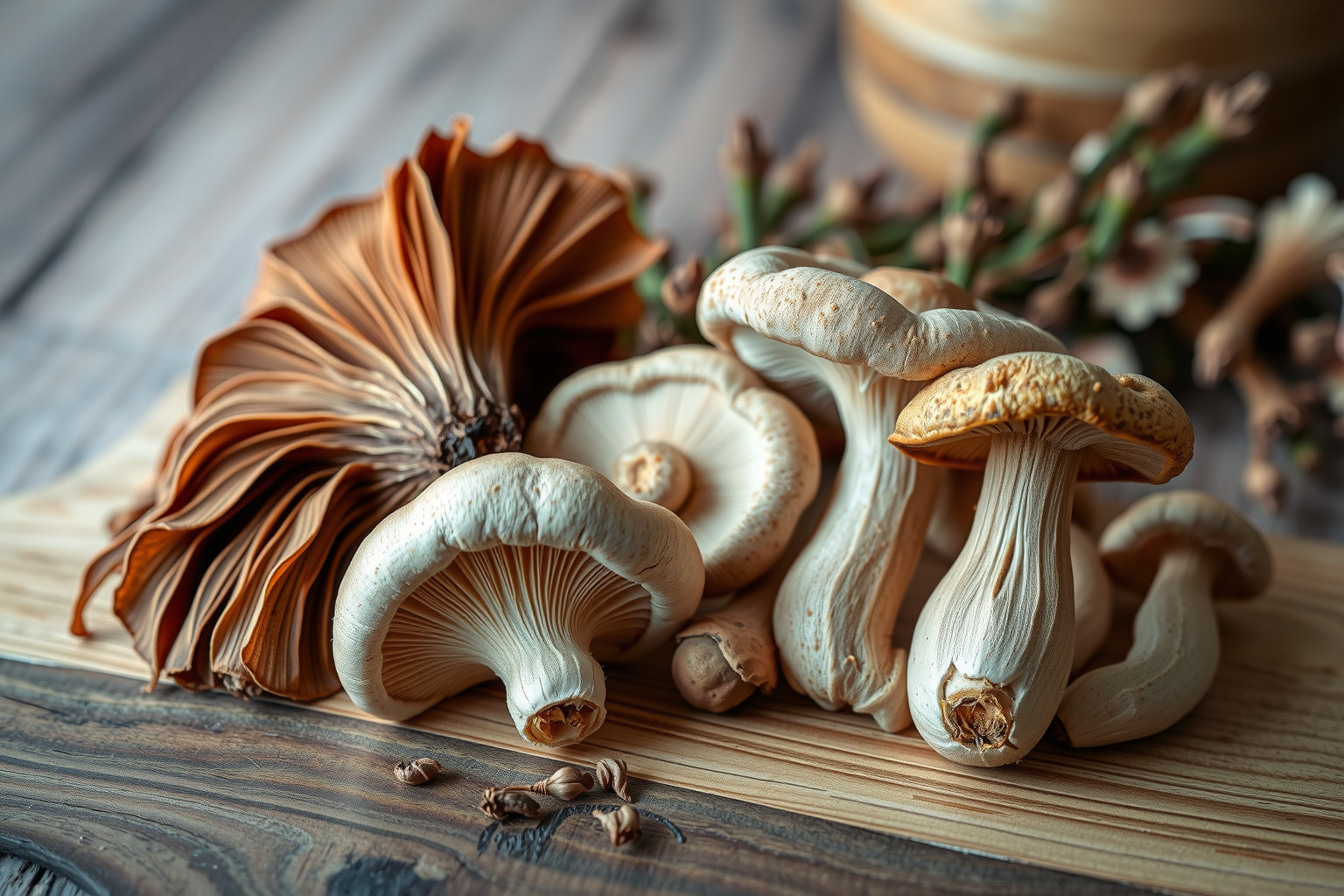 A Reishi nyugtat, míg a Cordyceps energiát növel immunrendszerben.