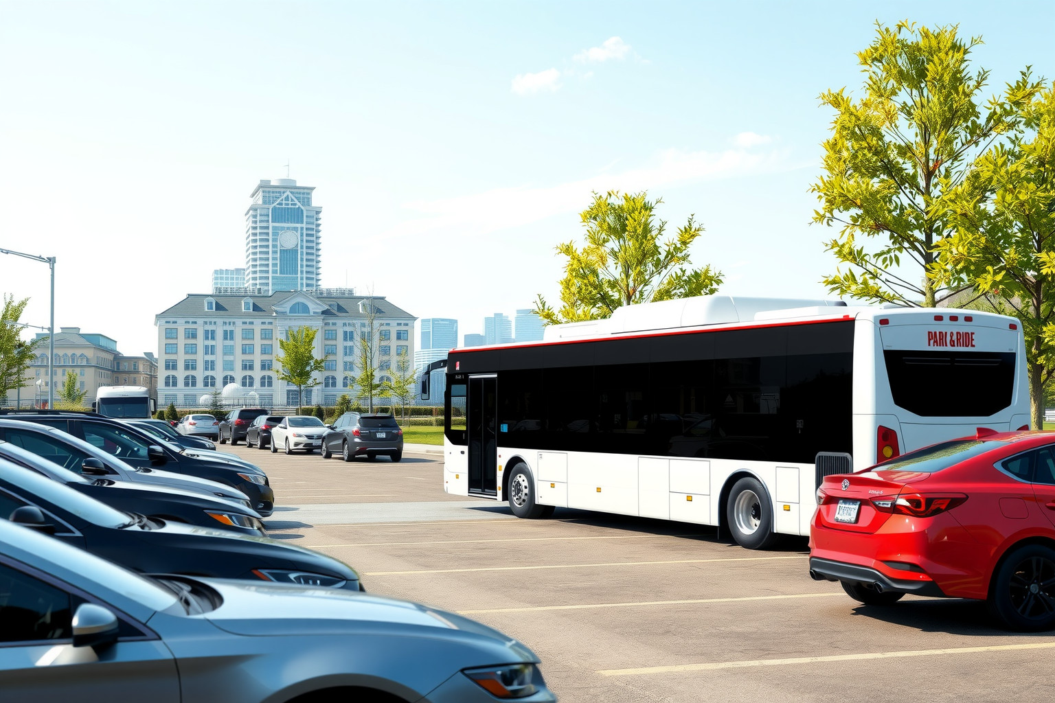A Park & Ride rendszerek jelentősen mérséklik a városi légszennyezést.