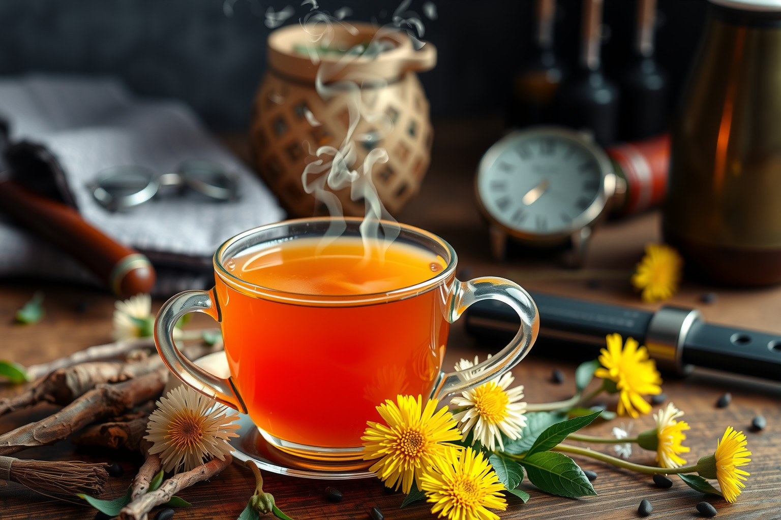 A pitypang tea támogatja a férfiak prosztata egészségét természetesen.