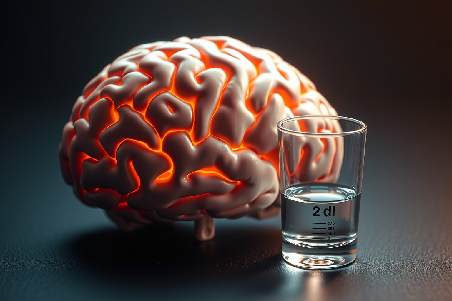2 dl vodka gyorsan befolyásolja az idegrendszer működését.