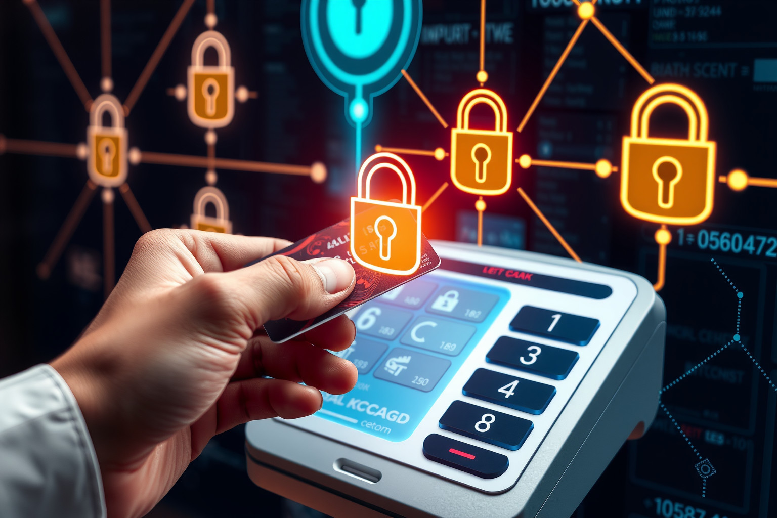 A blokklánc technológia decentralizáltan növeli a fizetések biztonságát.