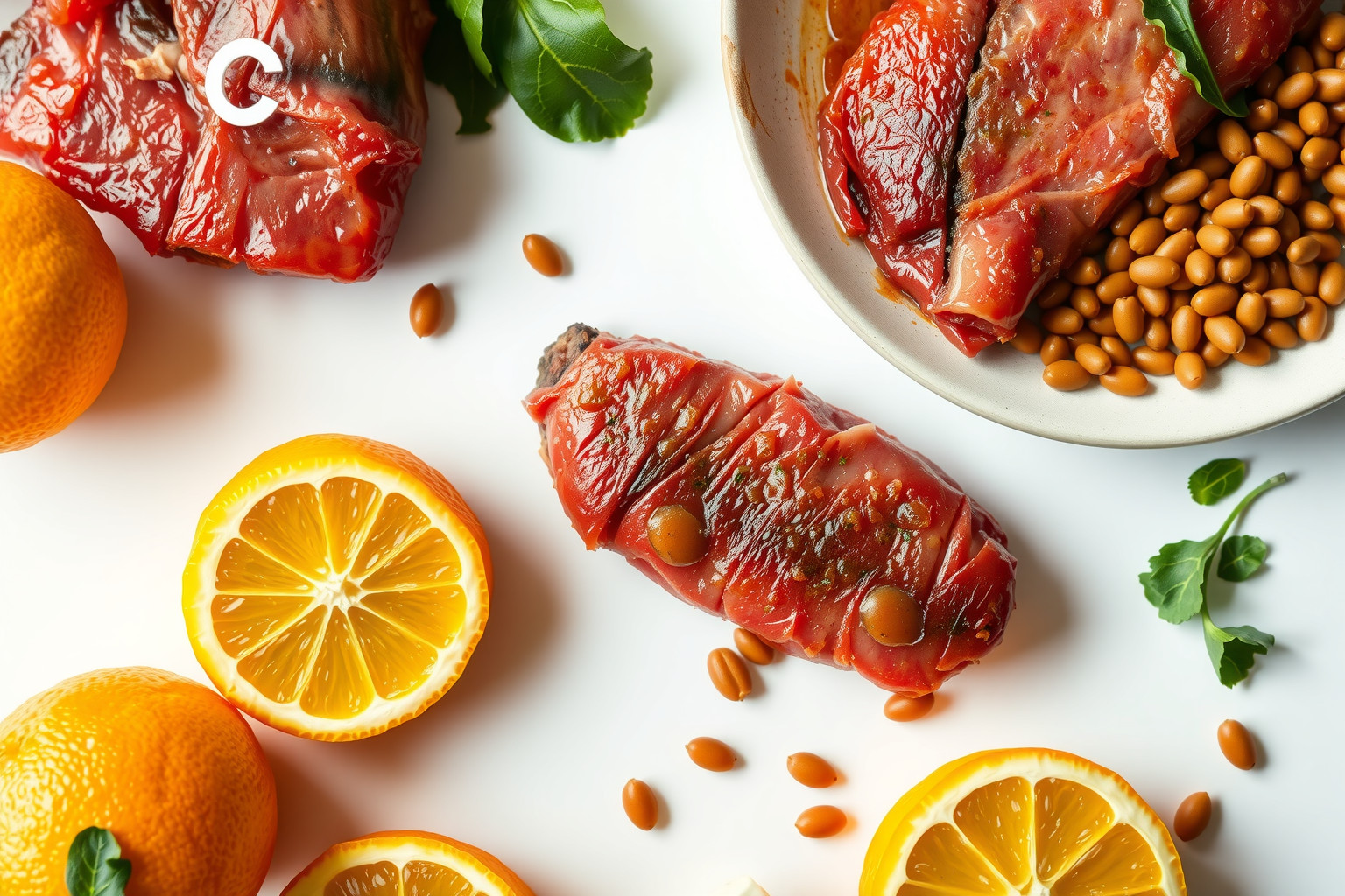 A C-vitamin jelentősen fokozza a vas bélbeli felszívódását.
