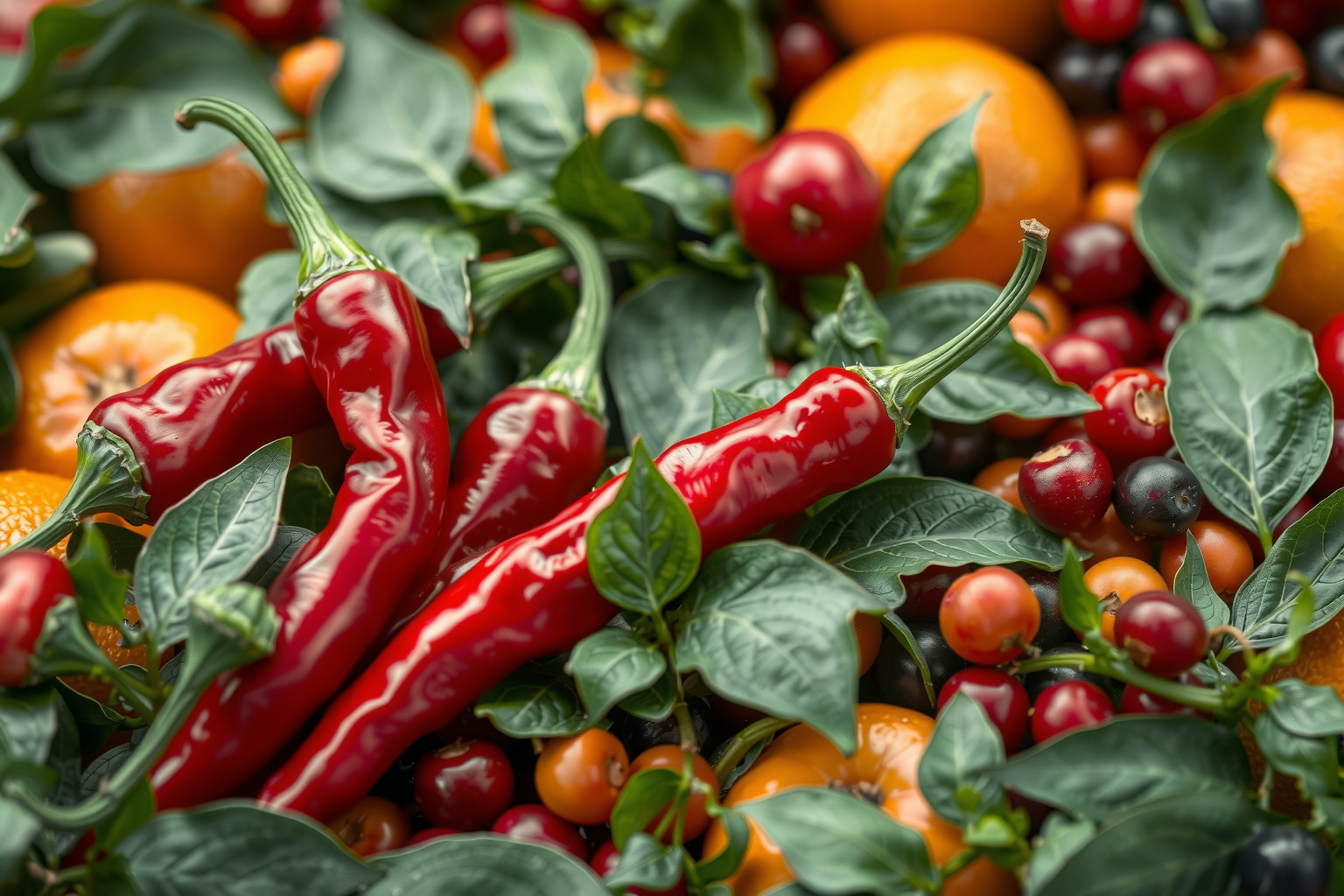 A chili paprika C-vitaminban és kapszaicinben gazdag, antioxidáns hatású.