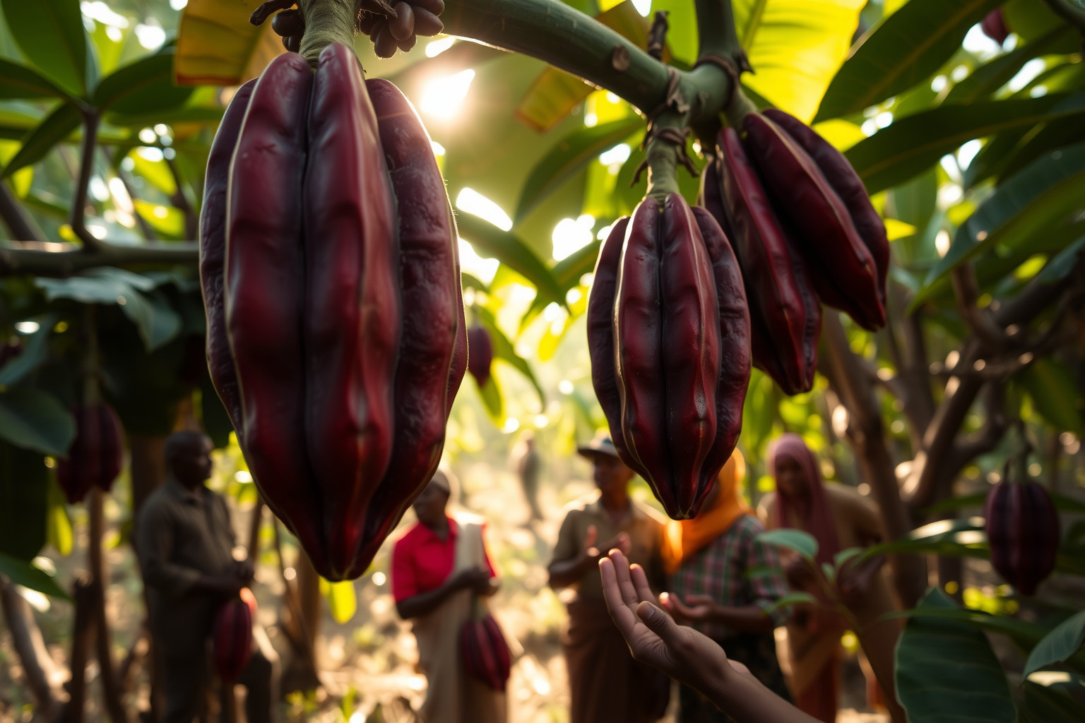 A fair trade kakaó támogatja a gazdák méltányos jövedelmét.