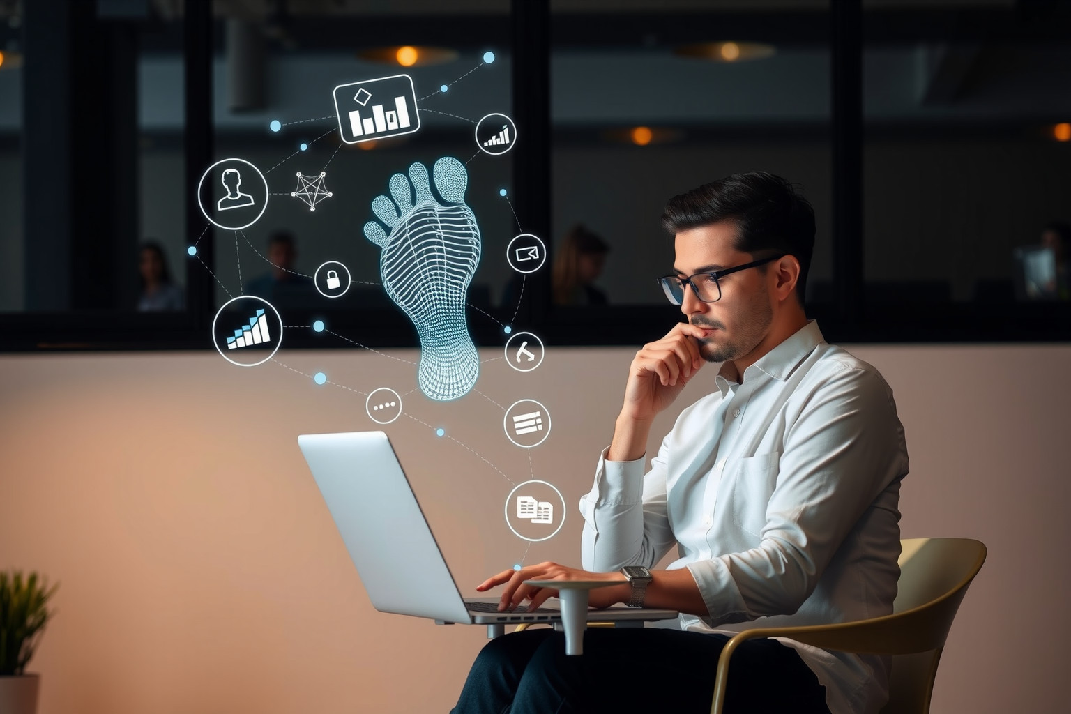 A digitális lábnyom tudatos kezelése védi online személyiségedet.
